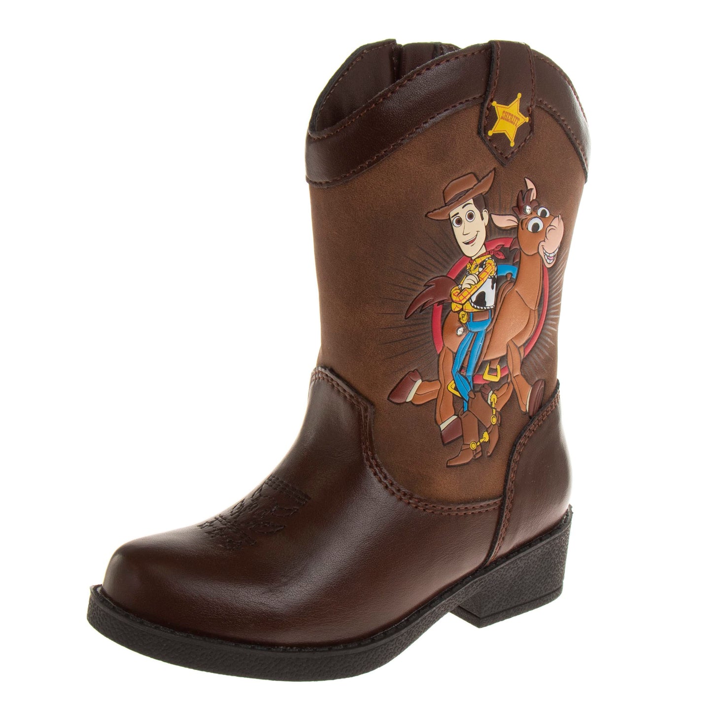 Disney Pixar Toy Story Woody Kid's Cowboy Western Boots (Toddler-Little kid)