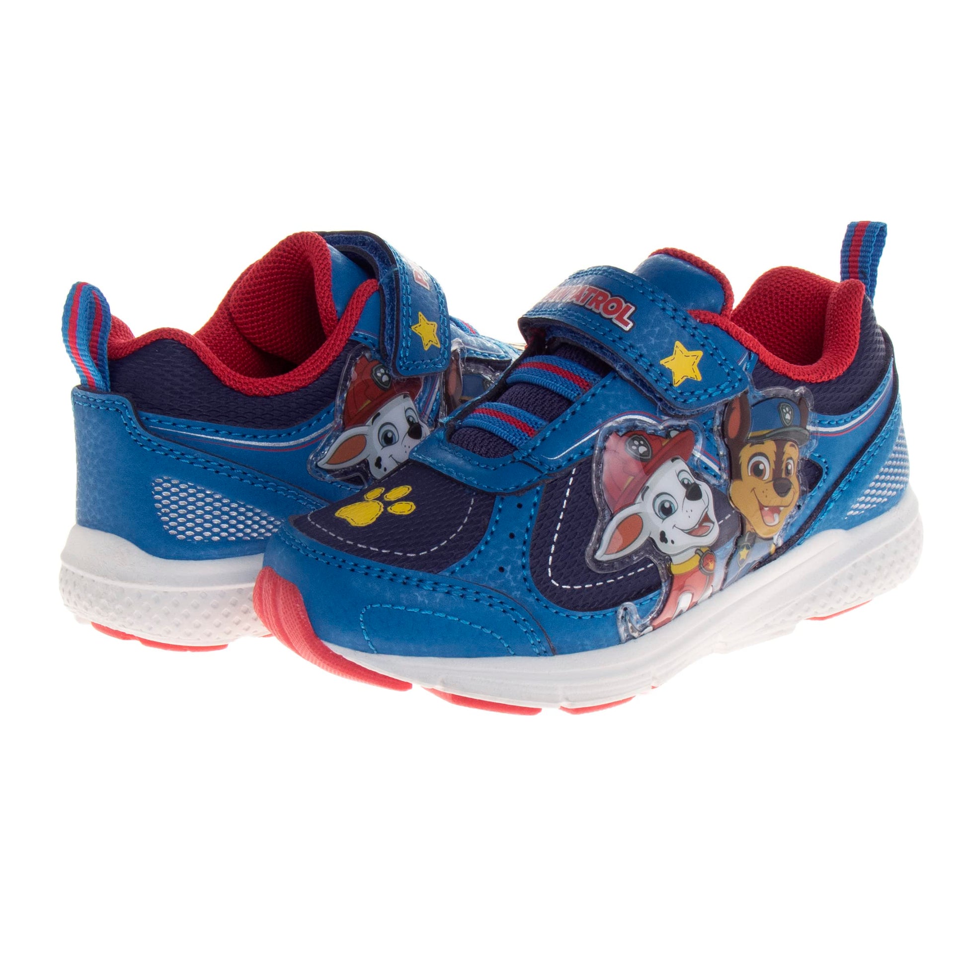 Zapatillas de tenis iluminadas Chase y Marshall de Paw Patrol para niños de Nickelodeon (para niños pequeños)