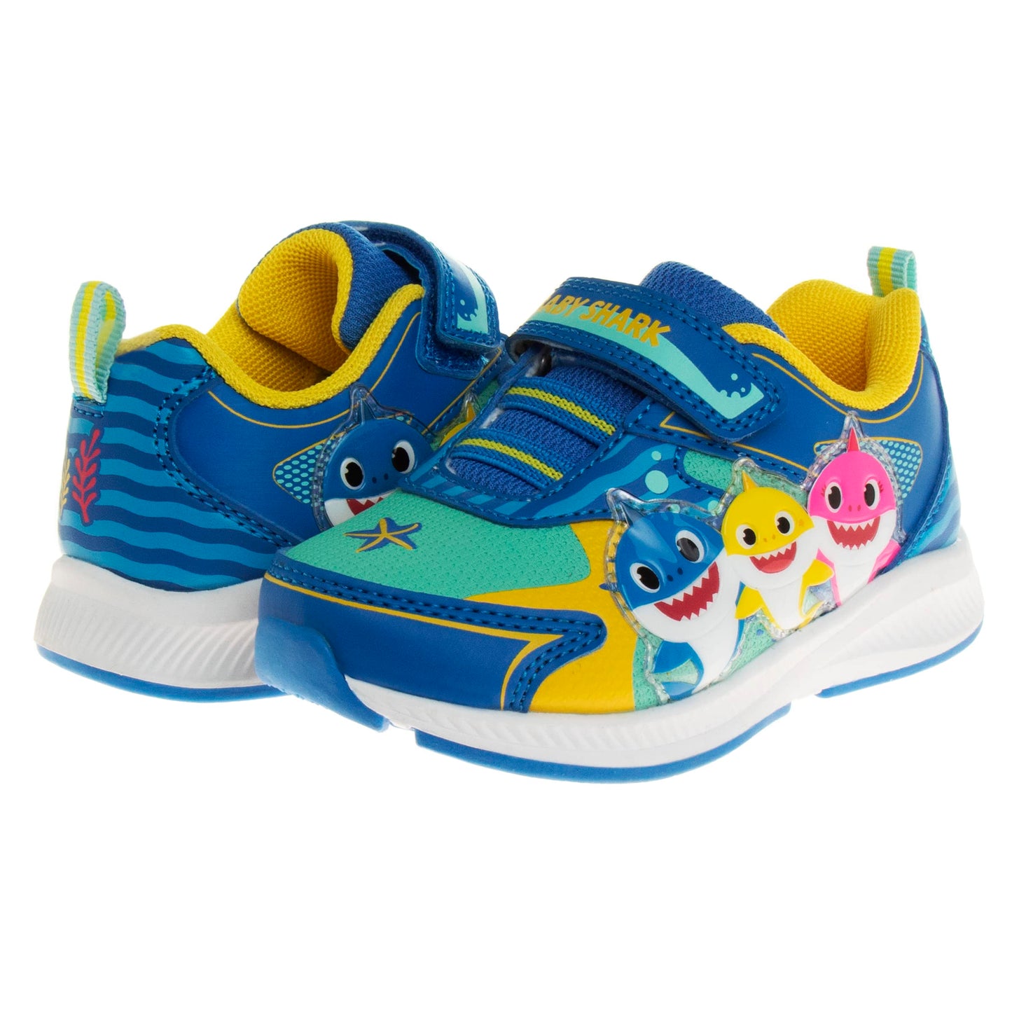 Zapatillas deportivas para niños de Nickelodeon Boys Blues Clues con luces, ligeras, transpirables, para correr y atletismo (talla 9 para niños pequeños)