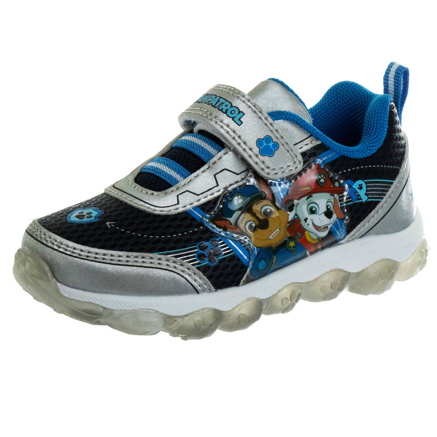 Zapatillas de tenis iluminadas Chase y Marshall de Paw Patrol para niños de Nickelodeon (para niños pequeños)