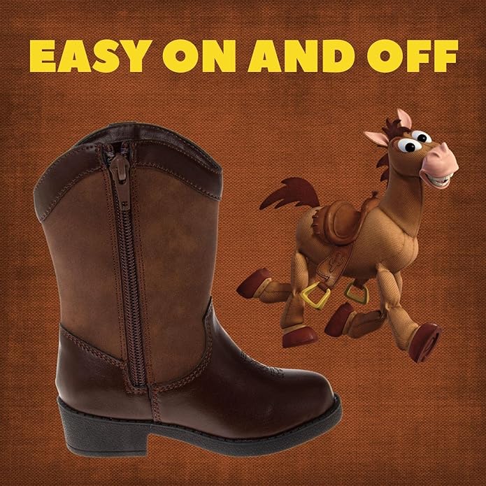 Disney Pixar Toy Story Woody Kid's Cowboy Western Boots (Toddler-Little kid)