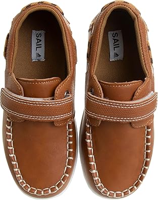 Josmo Boys Boat Shoes – Toddler Casual Dress Boat Shoe Loafer Comfort Moccasins (Toddler- Big Kid)