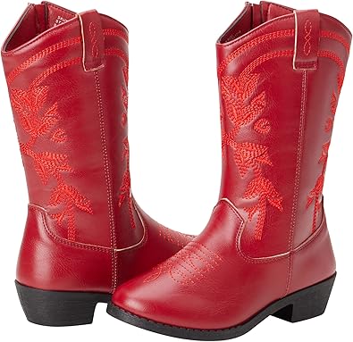 KENSIE GIRL Boots - Girls' Western Cowboy Boots (Toddler/Little Girl/Big Girl)