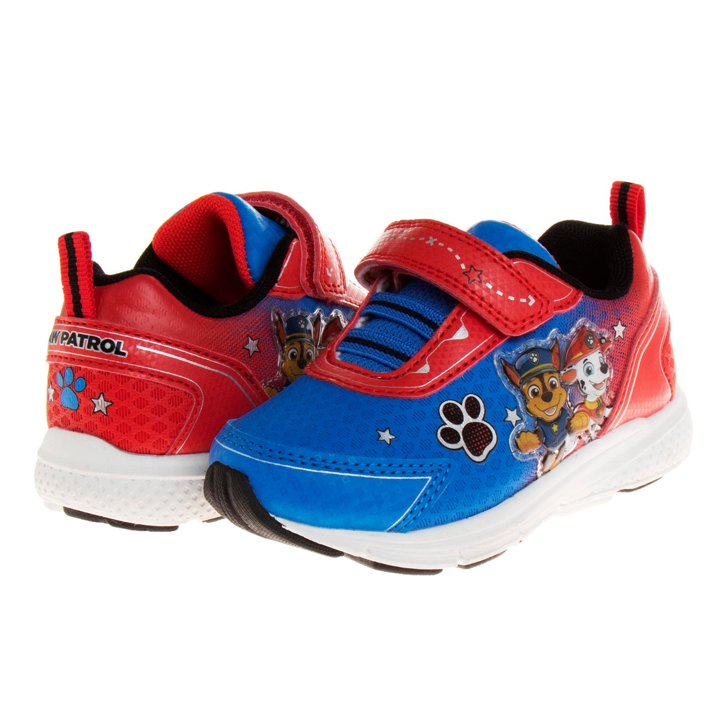 Zapatillas de tenis iluminadas Chase y Marshall de Paw Patrol para niños de Nickelodeon (para niños pequeños)