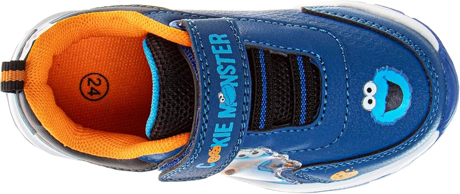 Sesame Street Sneakers - Kids Lightweight Athletic Breathable Running Tennis Shoes (Toddler-Little Kid)