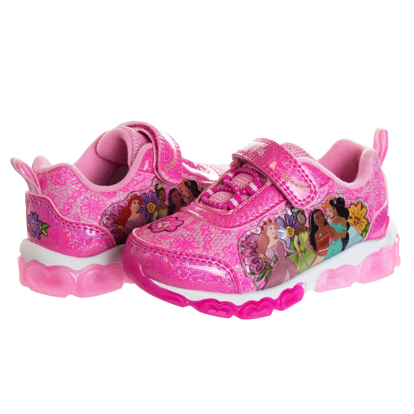 Zapatillas deportivas con luces de princesas de Disney (talla para bebés y niños pequeños)