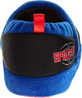 Pantuflas de Spider-Man de Marvel para niños - Zapatillas de casa de Spidey para interiores cómodas y afelpadas (para niños pequeños)