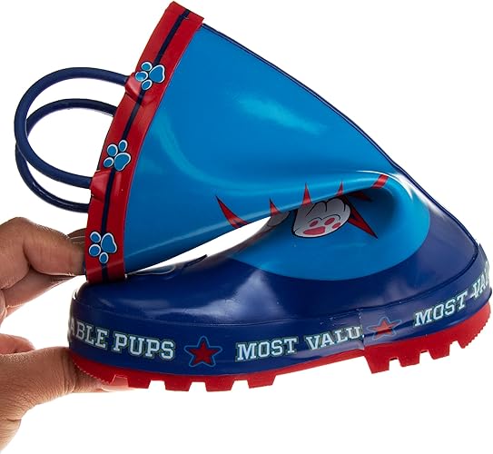 Botas de lluvia impermeables con asa fácil de tirar para niños de Paw Patrol (para bebés y niños pequeños)