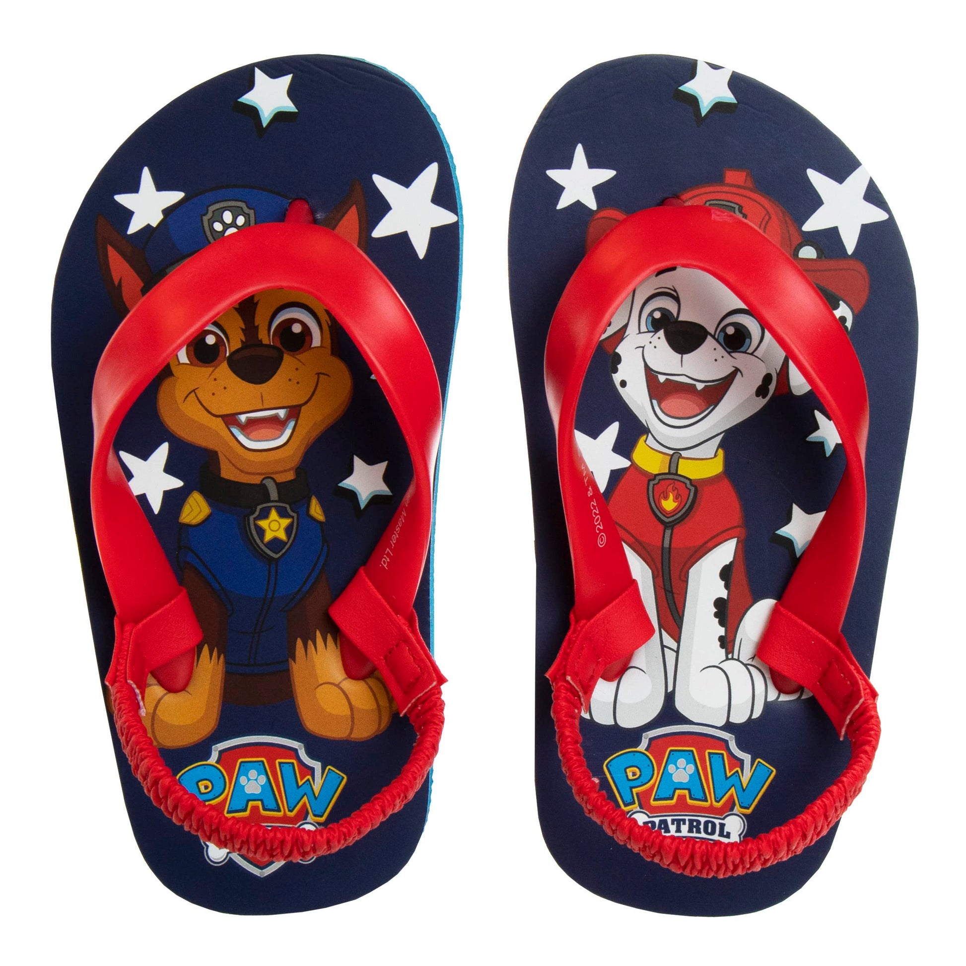 Sandalias tipo chanclas de Nickelodeon Paw Patrol para niñas - Skye Everest Slip-on Swim Pool Slides Zapatos de agua de secado rápido con correa trasera - Azul claro (bebé - niño pequeño)