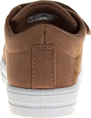 Zapatillas de deporte para niño French Toast sin cordones - Zapatillas deportivas informales de lona para niños - Negro (talla 5 para niños pequeños)