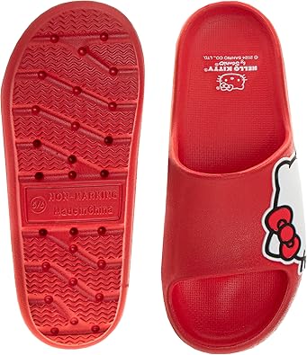 Josmo Hello Kitty Slides Open Toe Sandals - Kids Girls Summer Beach Water Pool Shoes - (Little Kid - Big Kid)