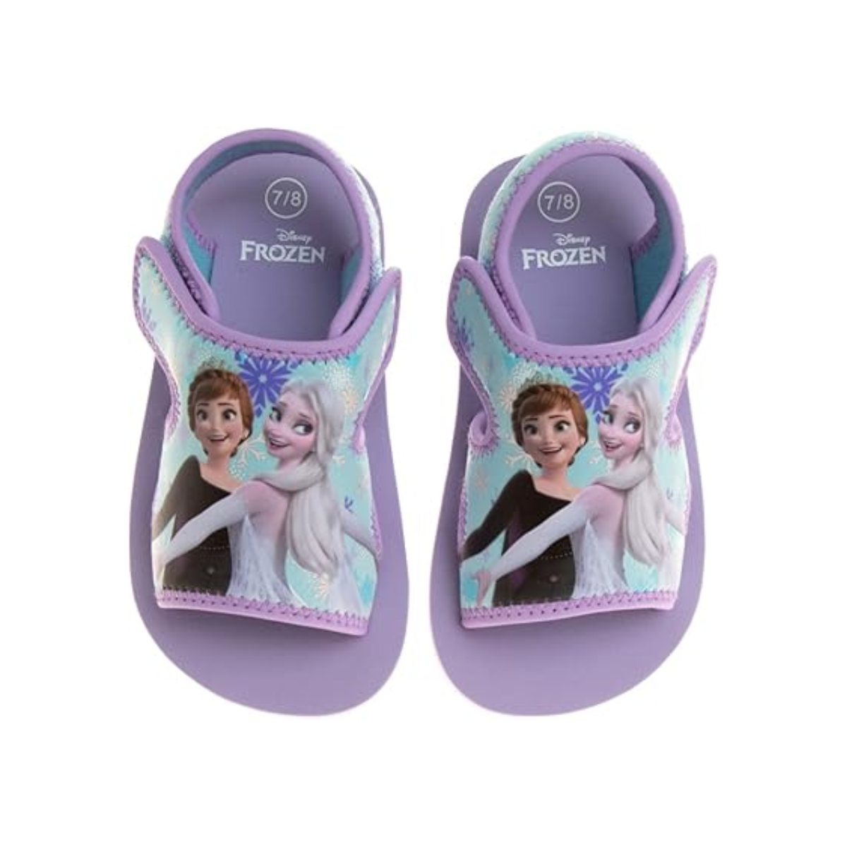 Sandalias Disney Frozen: sin cordones, de secado rápido, impermeables (para niños pequeños)