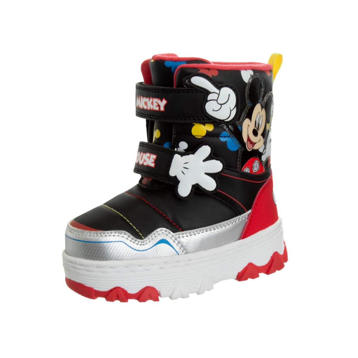 Botas de nieve de Mickey Mouse de Disney: botas de invierno resistentes al agua para niños (bebés y niños pequeños)