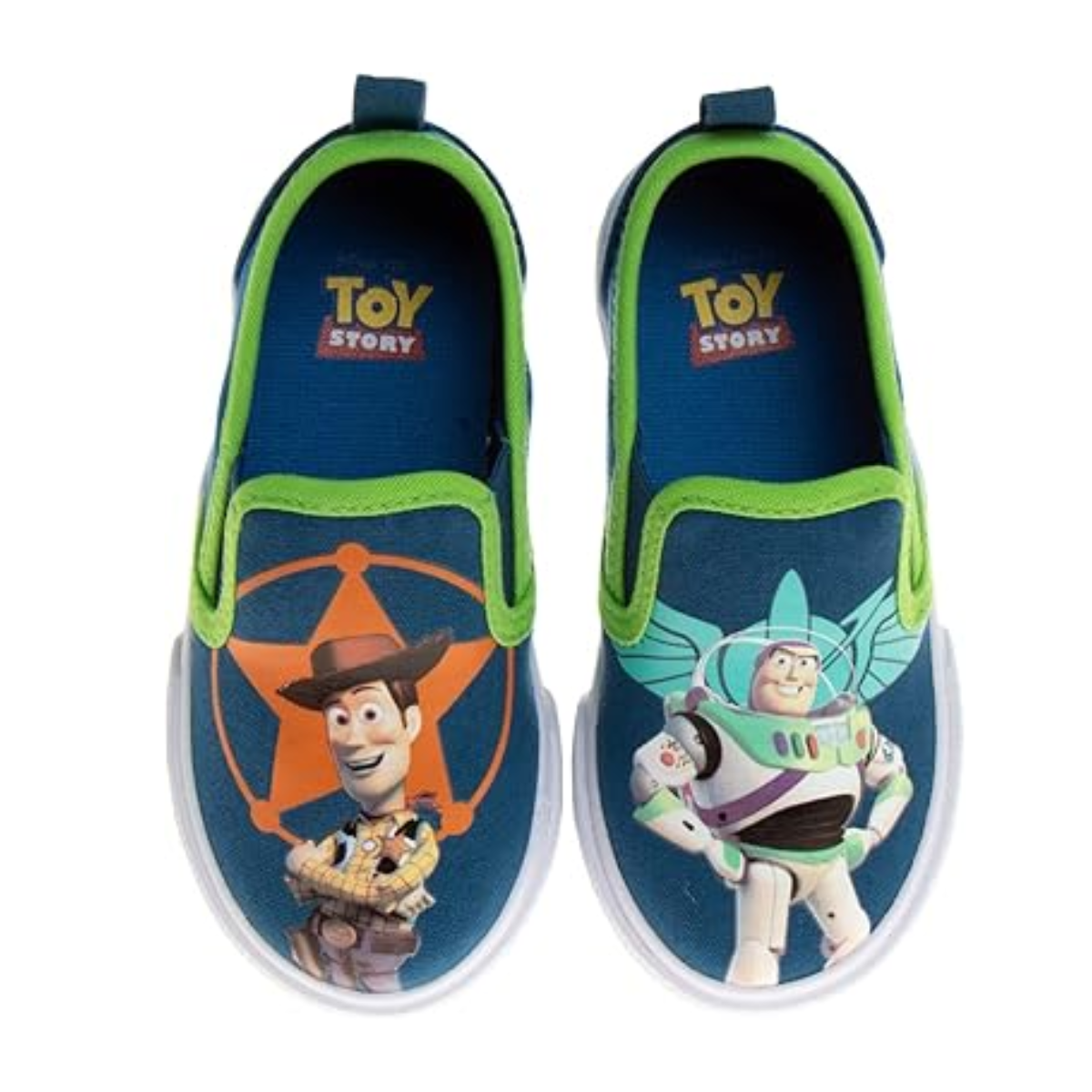 Zapatillas de lona para niños de corte bajo, informales, sin cordones y con personajes de Toy Story (para niños pequeños y bebés)