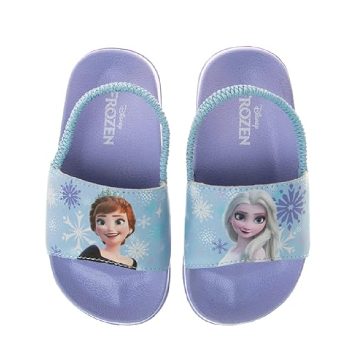 Sandalias de playa con tiras traseras y diseño de Frozen de Disney (para niños pequeños y bebés)