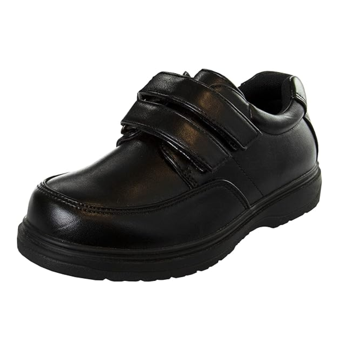 French Toast Boys Shoes - Kids Oxford School Uniform Loafer Church Dress Shoes Slip-On Faux-Leather (Little Kid-Big Kid) (Black)