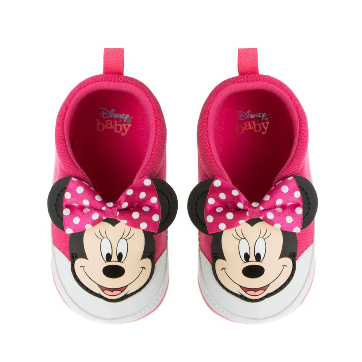 Zapatillas de deporte para bebé de Minnie Mouse, sin cordones, de color rosa (para bebés y niños pequeños)